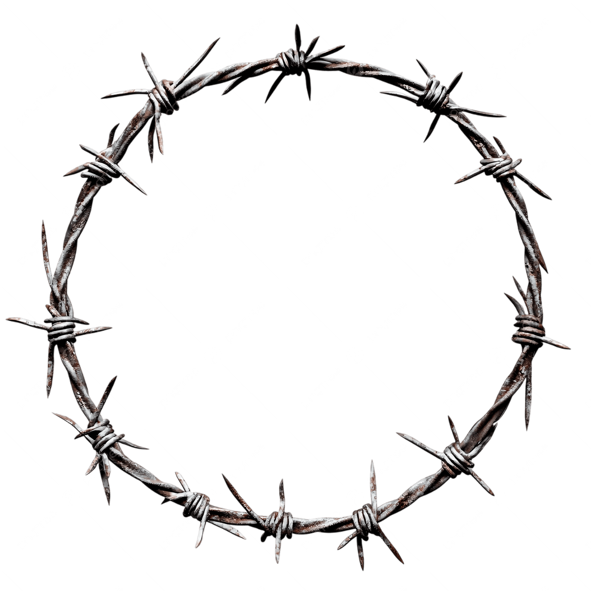 Barbed Wire "Crown of Throns" Hat Band