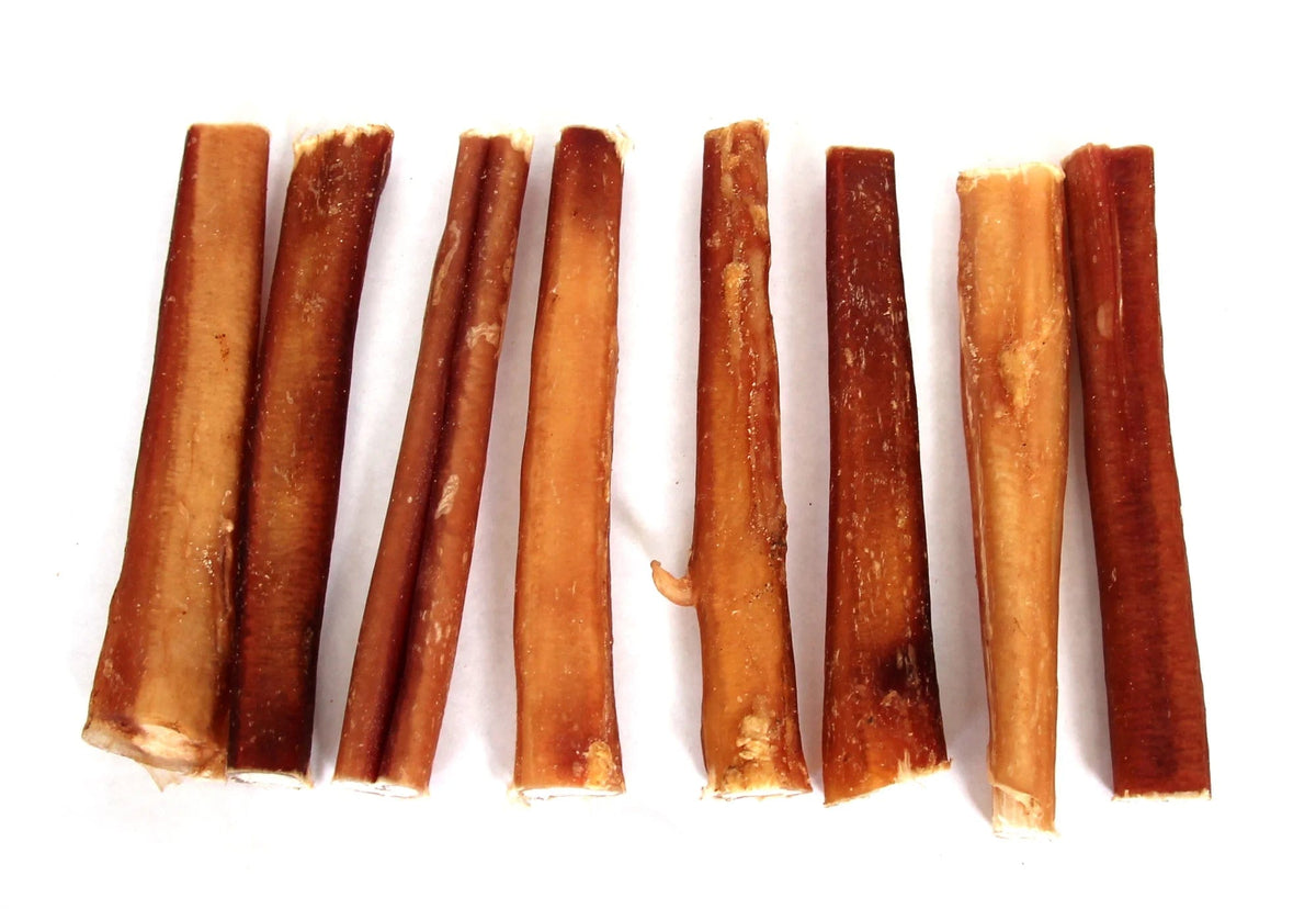 Beef Bully Sticks - Odor-Free - Dehydrated Approx. 5-6 inches