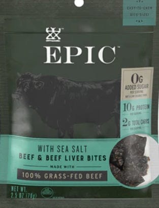 EPIC Dog Treats BITES Beef &amp; Beef Liver 2.5oz