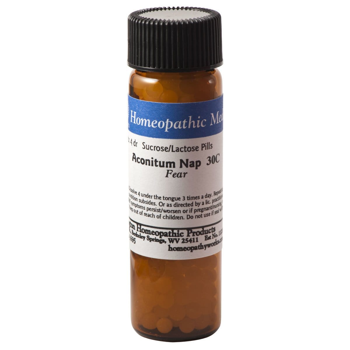 Aconite, aconitum napellus homeopathic remedy for Fear, Chills, Colds, Cough, Eye pain, Dizziness.